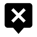 иконка bxs message x, bxs, message, сообщение