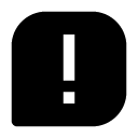иконка bxs message square error, bxs, message, сообщение, square, error, ошибка