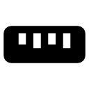 иконка bxs ruler, bxs, ruler, линейка