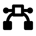 иконка bxs vector, bxs, vector, вектор