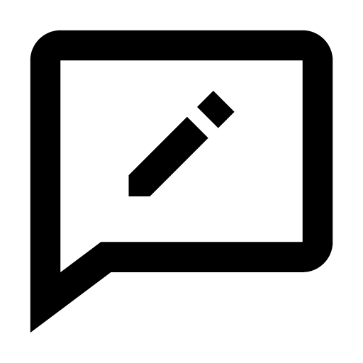 иконка bx comment edit, bx, comment, комментарий, edit, редактировать,