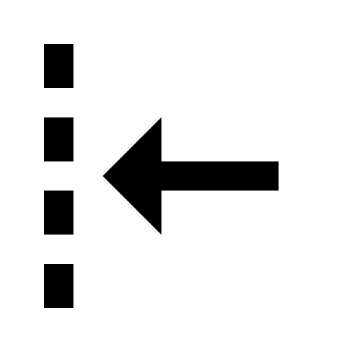 иконка bx horizontal left, bx, horizontal, документ, left, стрелка,