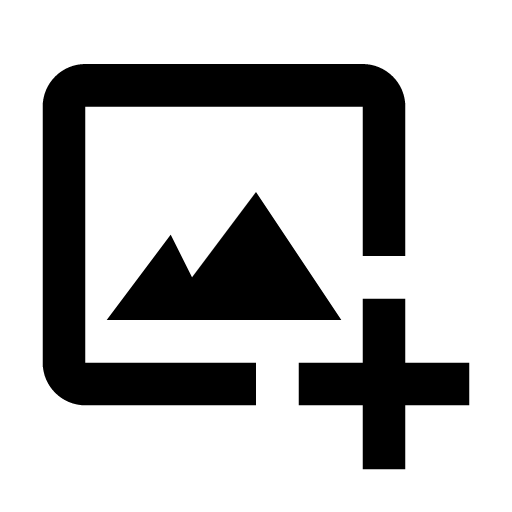 иконка bx image add, bx, image, изображение, add, добавить,