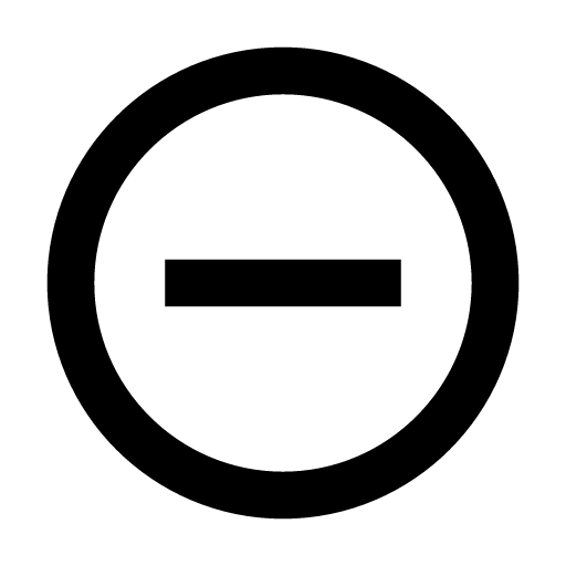 иконка bx minus circle, bx, minus, минус, circle,