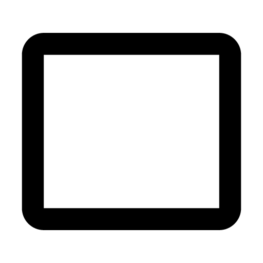 иконка bx rectangle, bx, rectangle,