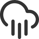 иконка cloud rain, ливень, cloud, облако, rain, дождь