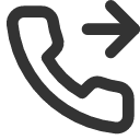 иконки phone forwarded, phone, телефон, forwarded