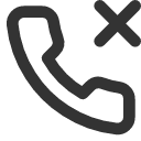 иконка phone missed, phone, телефон, missed