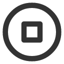 иконка stop circle, stop, стоп, circle