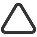 иконка triangle, треугольник