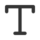 иконка type, шрифт