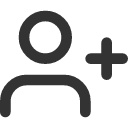 иконки user plus, user, пользователь, plus, плюс
