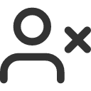 иконки user x, user, пользователь