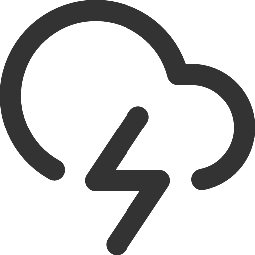 иконка cloud lightning, гроза, cloud, облако, lightning, молния,