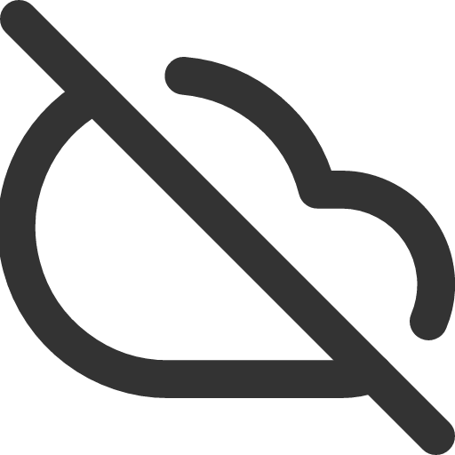 иконка cloud off, cloud, облако, off,