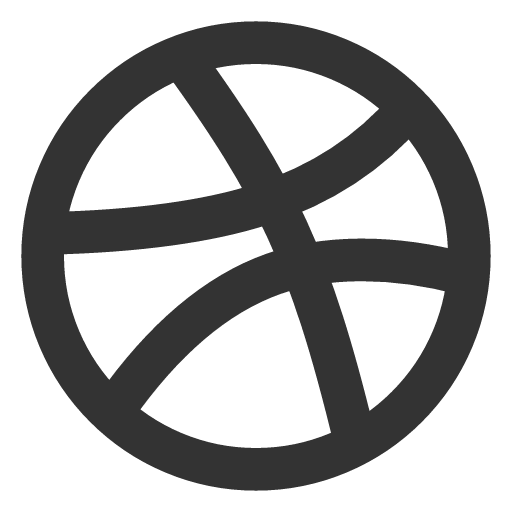 иконка dribbble,