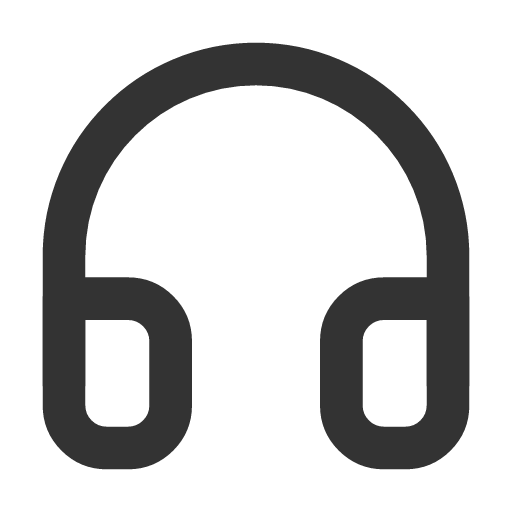 иконка headphones, наушники,