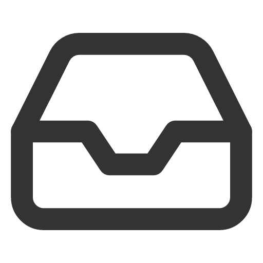 иконка inbox, почта,