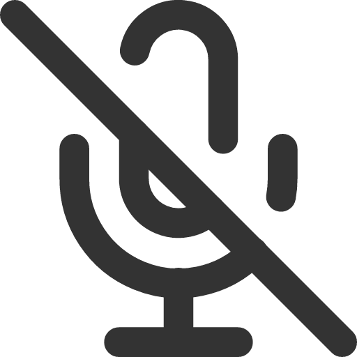 иконка mic off, mic, микрофон, off,