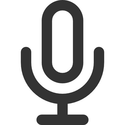иконка mic, микрофон,