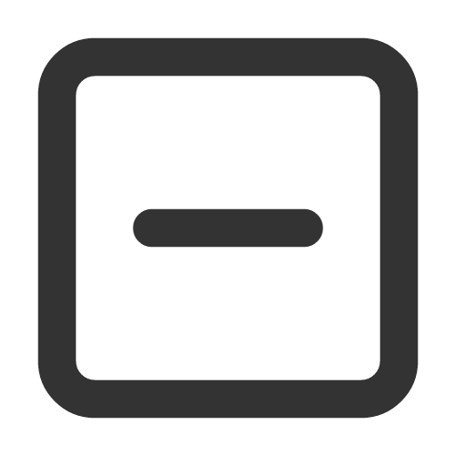 иконка minus square, minus, минус, square,
