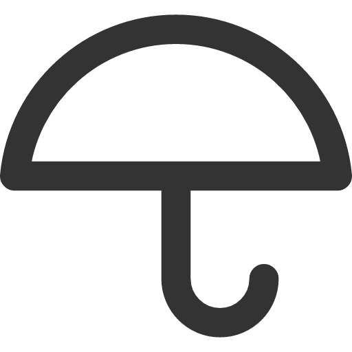 иконка umbrella, зонт,