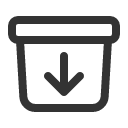 иконки archive box arrow down, archive, архив, box, коробка, arrow, стрелка, down