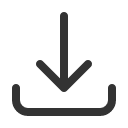 иконки arrow down tray, arrow, стрелка, down, tray