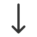иконки arrow long down, arrow, стрелка, long, down