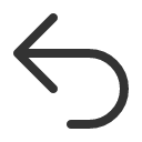 иконки arrow uturn left, arrow, стрелка, uturn, left