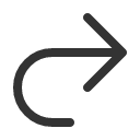 иконки arrow uturn right, arrow, стрелка, uturn, right