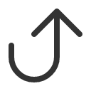 иконки arrow uturn up, arrow, стрелка, uturn, up, стрелка вверх