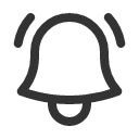 иконка bell alert, bell, колокольчик, alert, предупреждение
