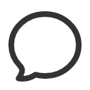 иконка chat bubble oval left, chat, чат, bubble, oval, left, стрелка