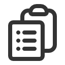 иконки clipboard document list, clipboard, буфер обмена, document, документ, list