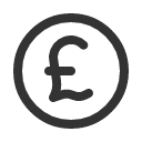 иконки currency pound, currency, pound, фунт