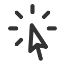 иконки cursor arrow rays, cursor, arrow, стрелка, rays