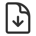 иконки document arrow down, document, документ, arrow, стрелка, down