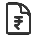 иконка document currency rupee, document, документ, currency, rupee