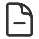 иконки document minus, document, документ, minus, минус