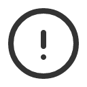 иконка exclamation circle, exclamation, предупреждение, circle