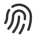 иконка finger print, finger, print, принтер