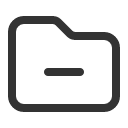 иконки folder minus, folder, папка, minus, минус