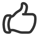 иконки hand thumb up, hand, рука, thumb, up, стрелка вверх