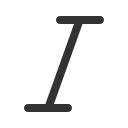 иконки italic, курсив