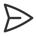иконка paper airplane, paper, кошка, airplane, самолет