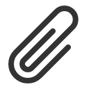 иконка paper clip, скрепка, paper, кошка, clip