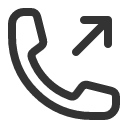 иконка phone arrow up right, phone, телефон, arrow, стрелка, up, стрелка вверх, right