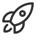 иконка rocket launch, rocket, launch