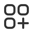 иконки squares plus, squares, plus, плюс